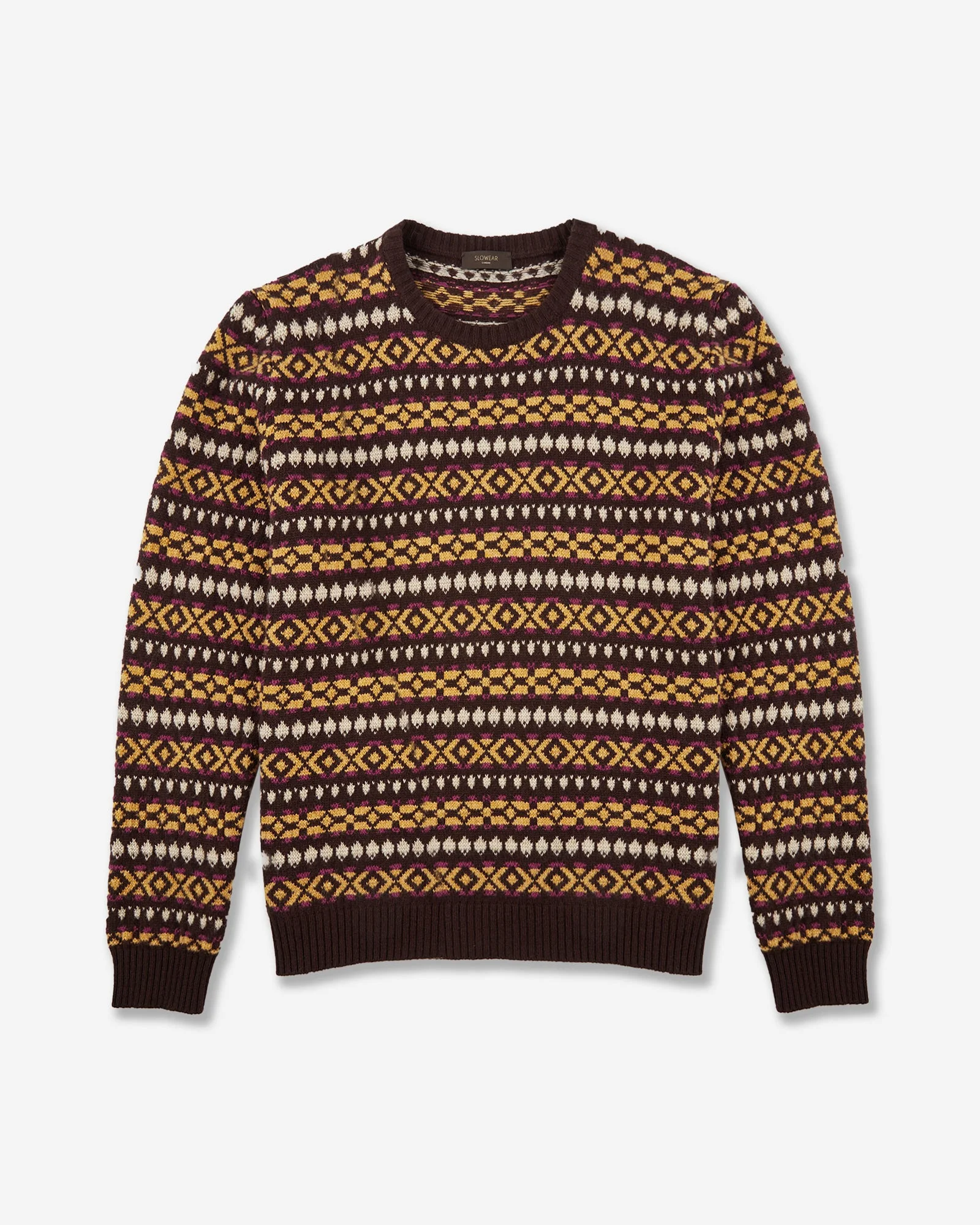 Slim fit Geelong wool crew neck sweater - 1