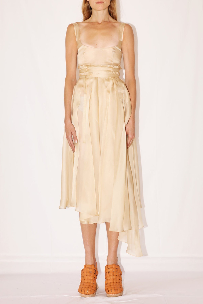 ORGANDY DRESS BEIGE 3