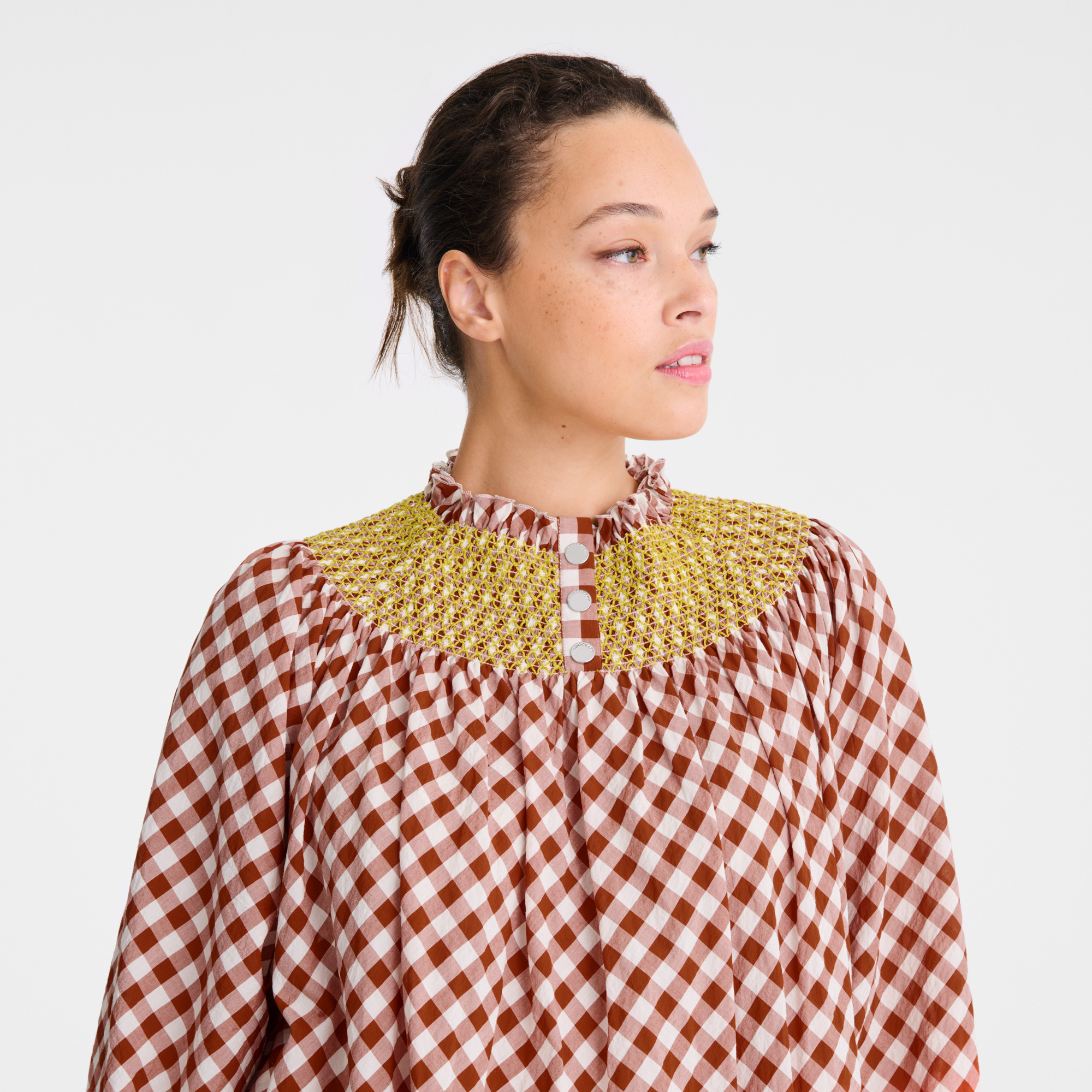 Dress Bark - Vichy jacquard - 4