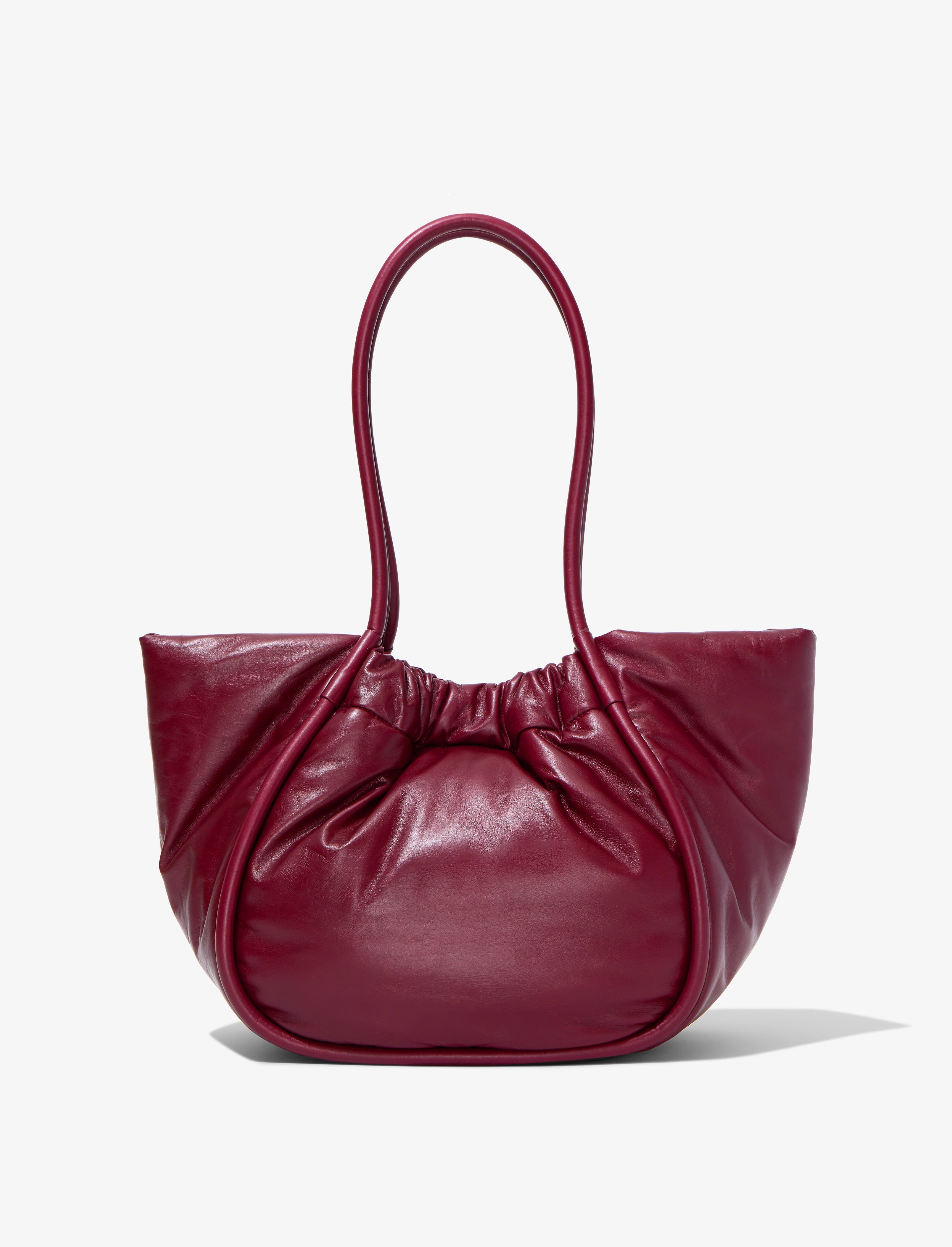 Large Ruched Tote in Puffy Nappa - 4