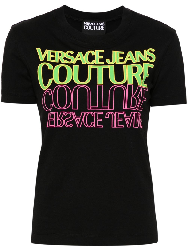 logo-print cotton T-shirt 1