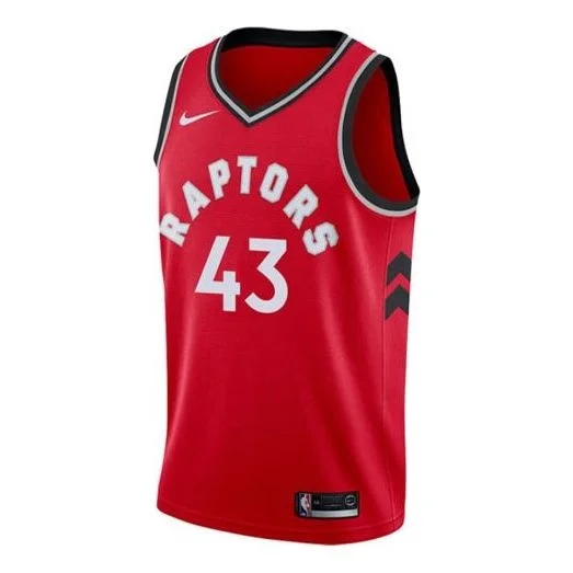 Nike NBA Basketball Sports Jersey SW Fan Edition Toronto Raptors 4 No. 3 Red 904143-657 - 1