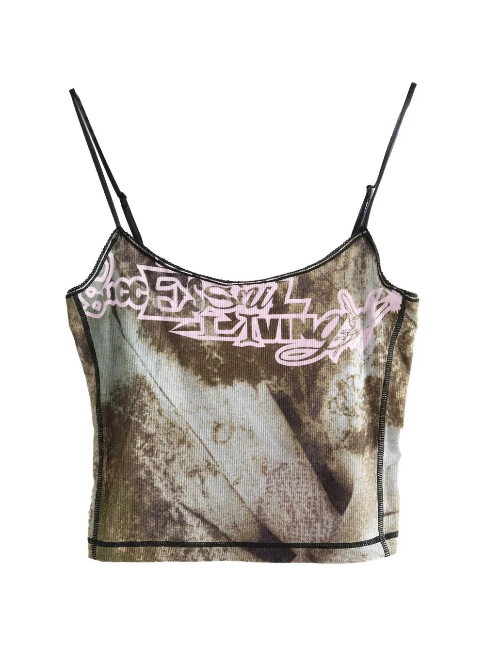 graphic-print top - 1