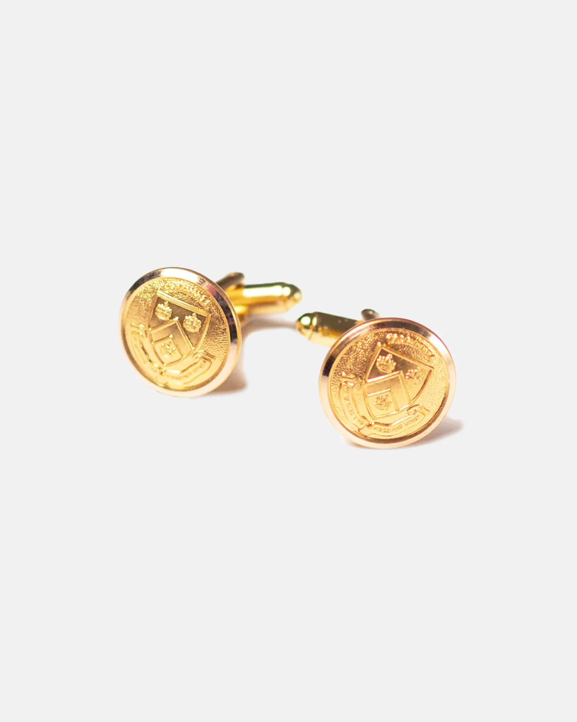 MADE-IN-USA VINTAGE COLUMBIA BLAZER BUTTON CUFFLINKS - 1