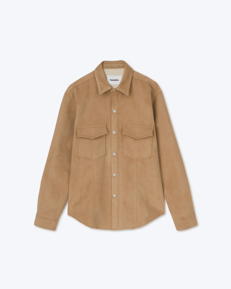 TRISTO - Patch pocket overshirt - Sand/beige 1