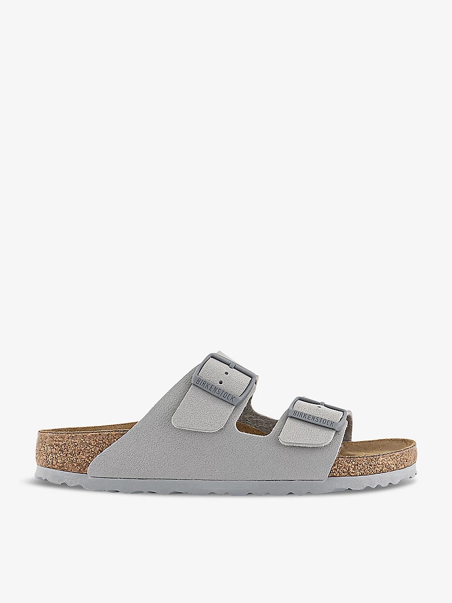 Arizona two-strap faux-leather sandals - 1