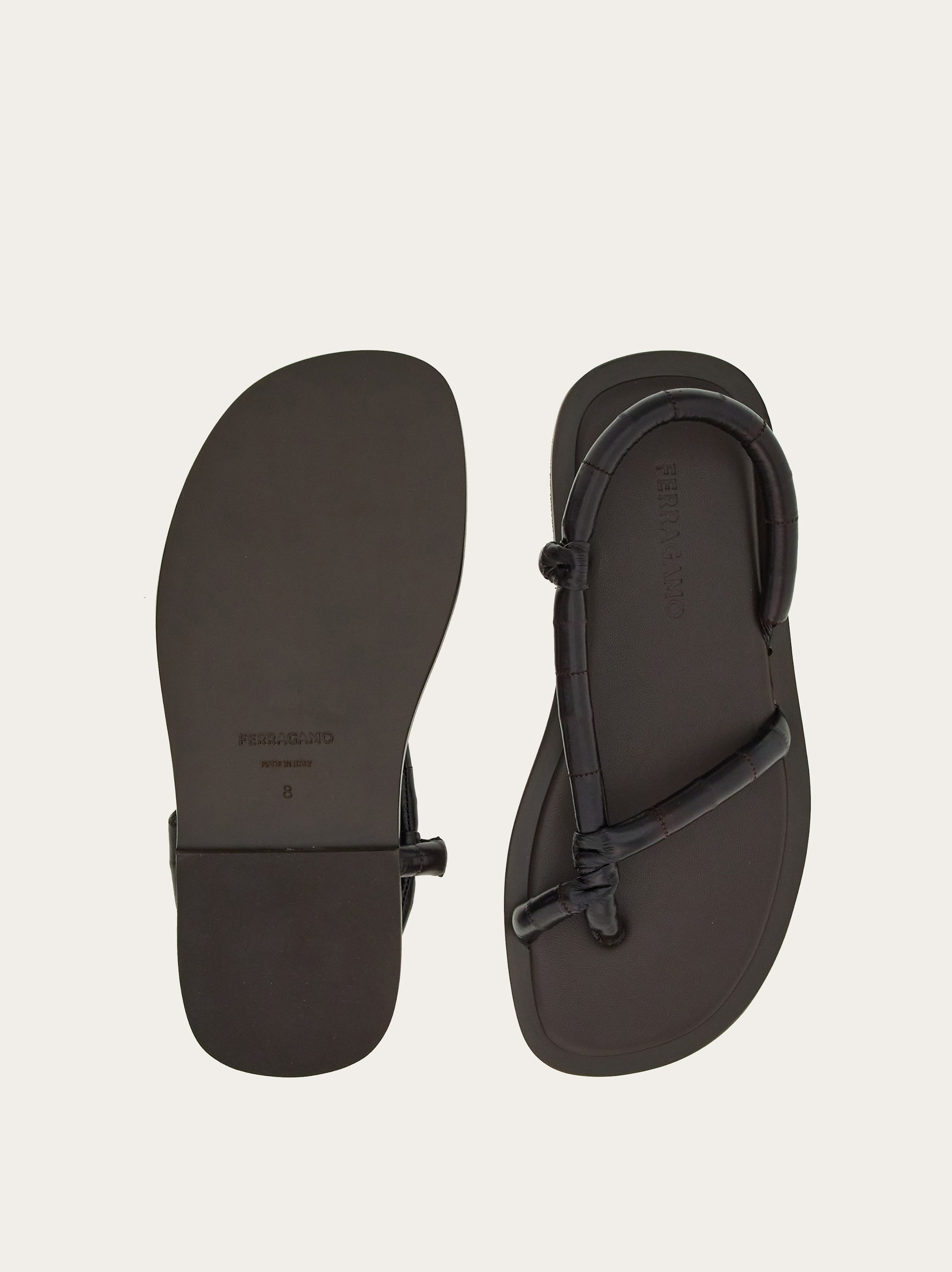 Flat strappy sandal - 5