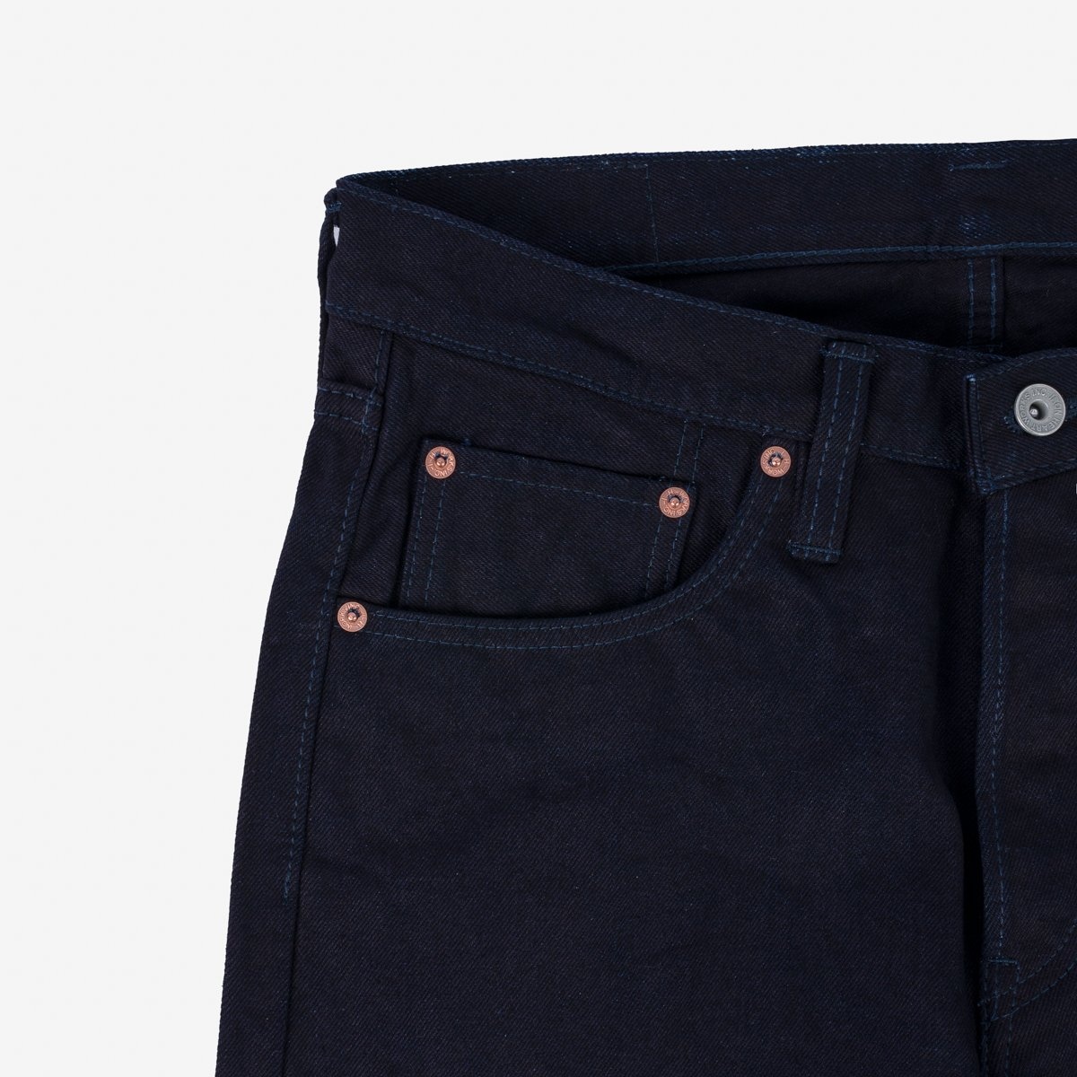IH-555S-14ii 14oz Selvedge Denim Super Slim Cut Jeans - Indigo/Indigo - 9
