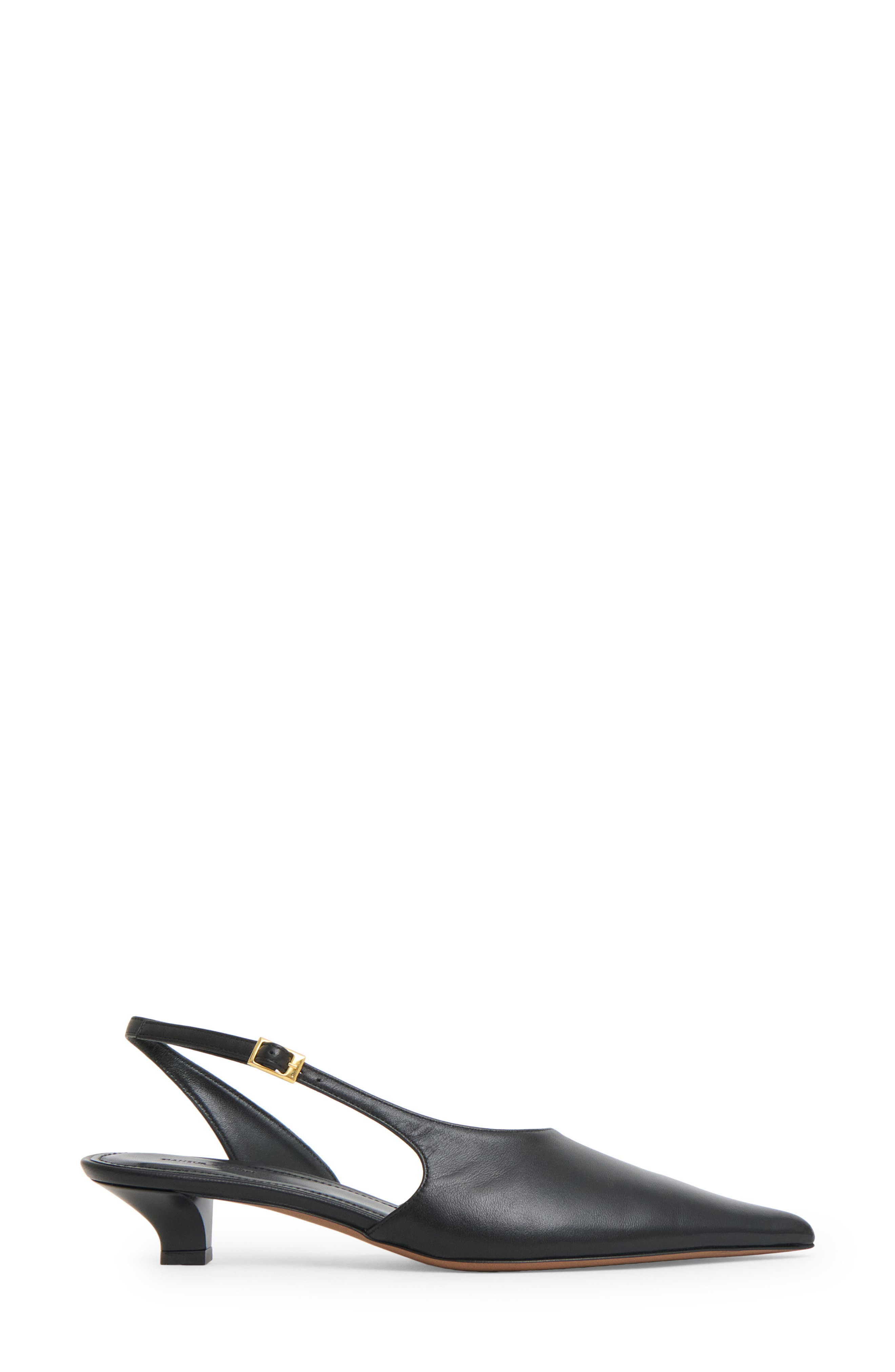 Mansur Gavriel Anna Slingback Pump in Black at Nordstrom - 3