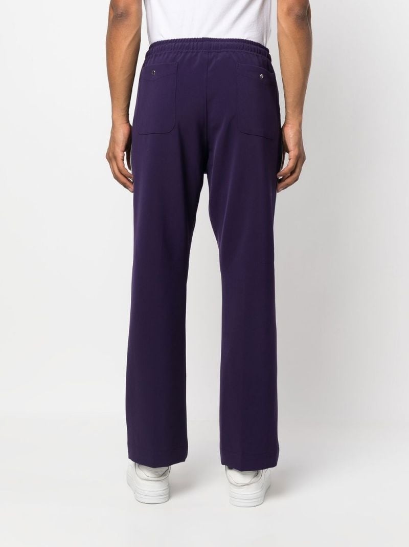 flared track pants - 4
