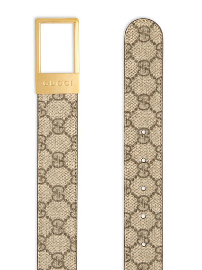 GUCCI GG canvas buckled belt outlook