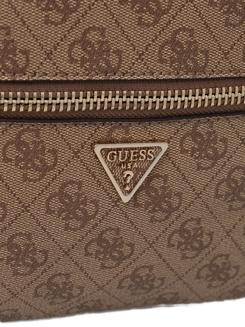 monogram-pattern zip-around backpack 4