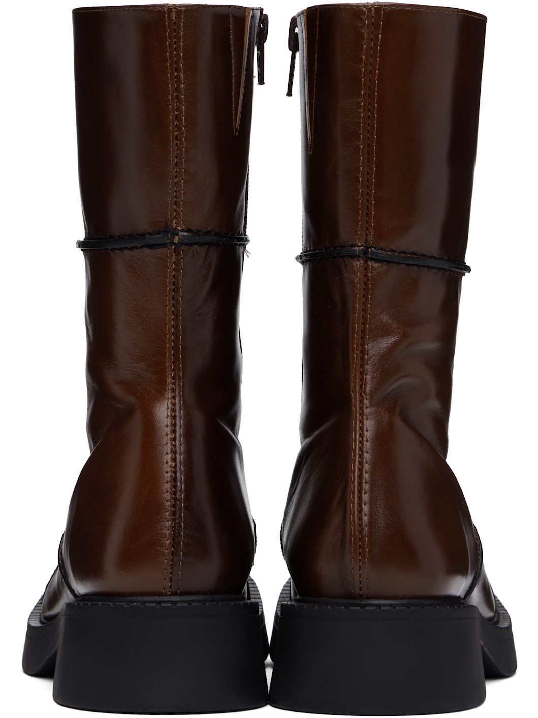 Brown Dahlia Boots - 2