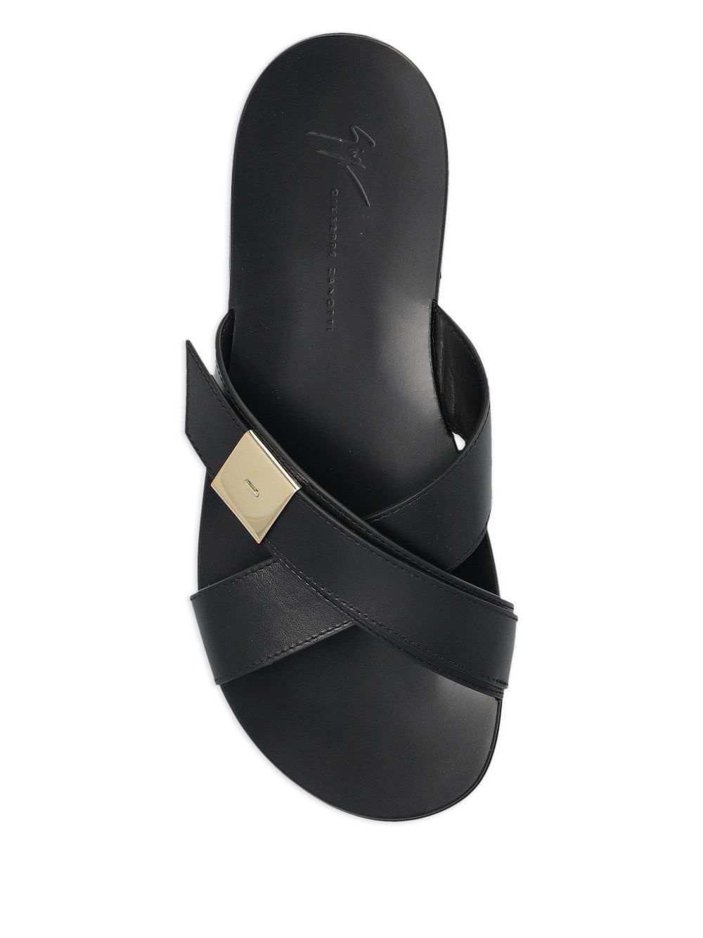 leather slides - 4