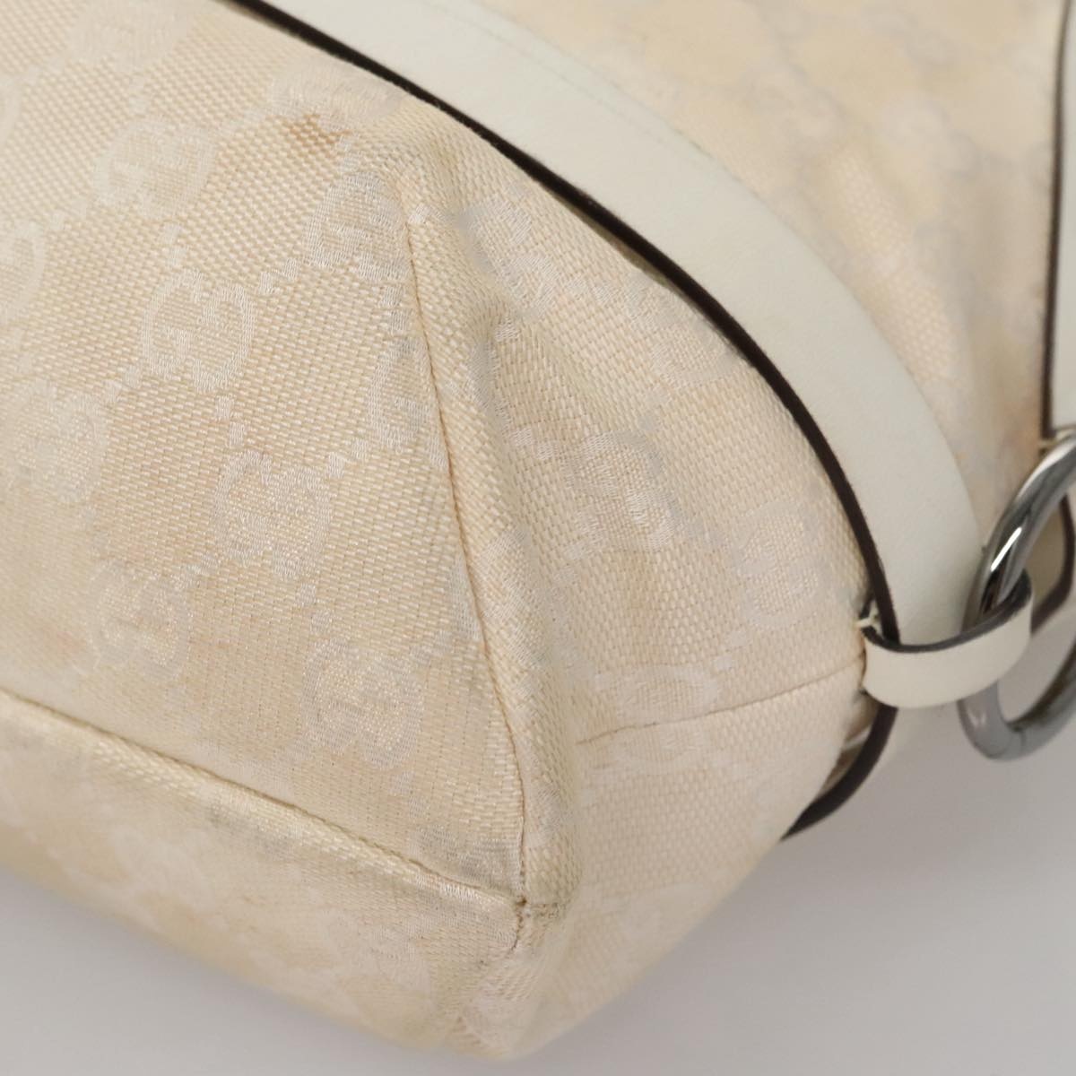 GUCCI GG Canvas Tote Bag White - 11