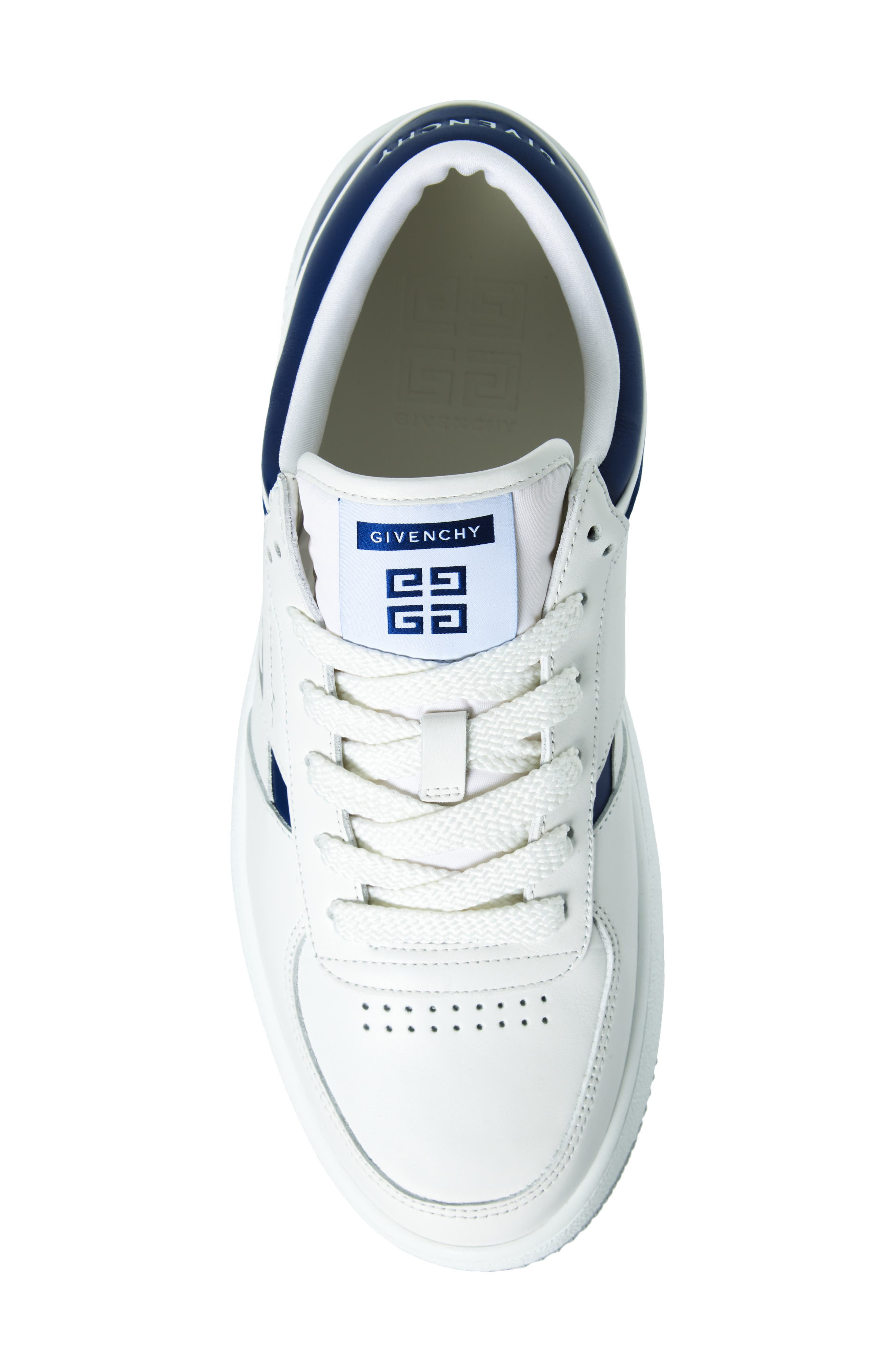 Givenchy G Move Low Top Sneaker in White/Navy at Nordstrom - 5