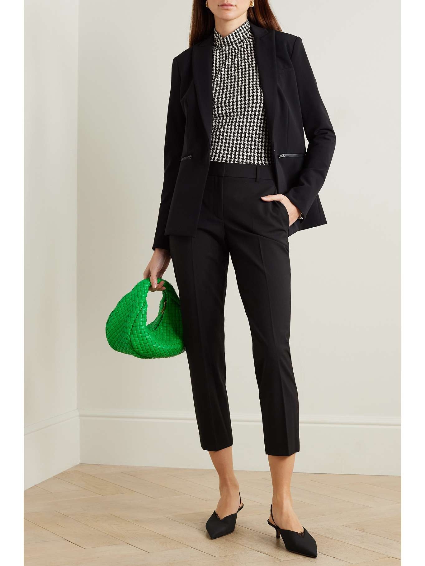 Stretch-crepe blazer - 2