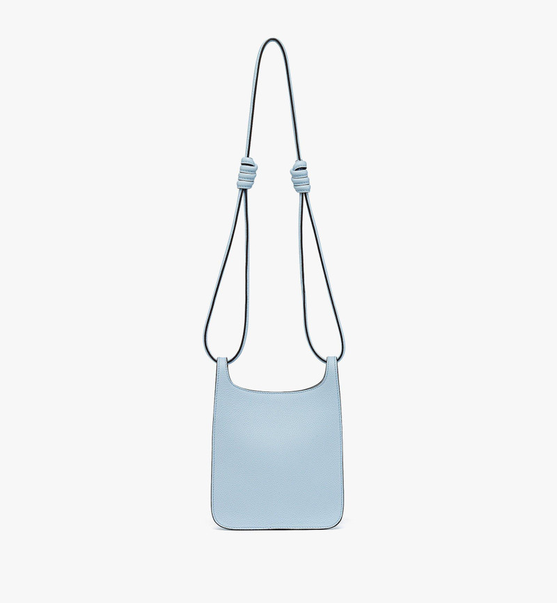 Himmel Hobo in Embossed Logo Leather 4