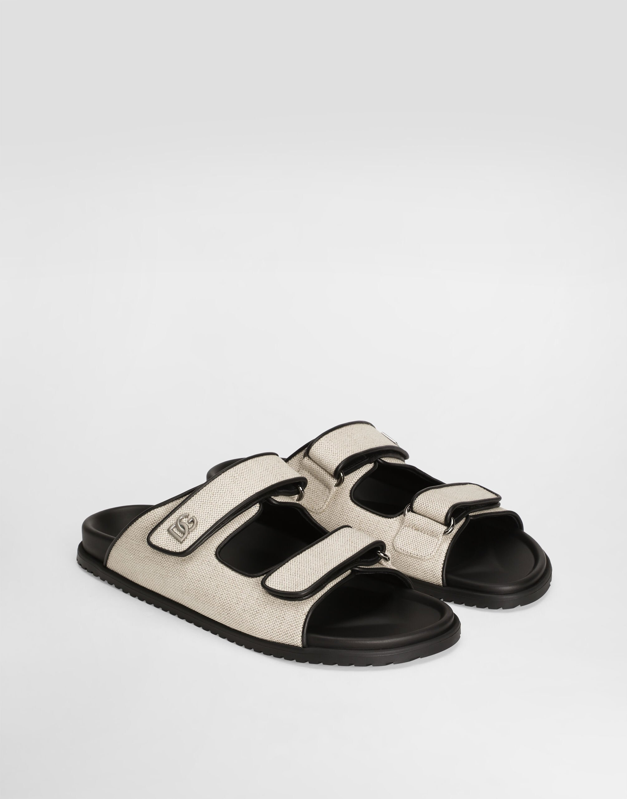 Salt&pepper fabric sandal - 2