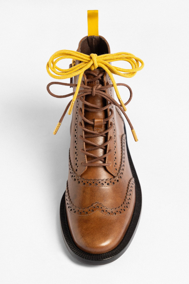 Freddie Boot Burnt Umber Leather 3