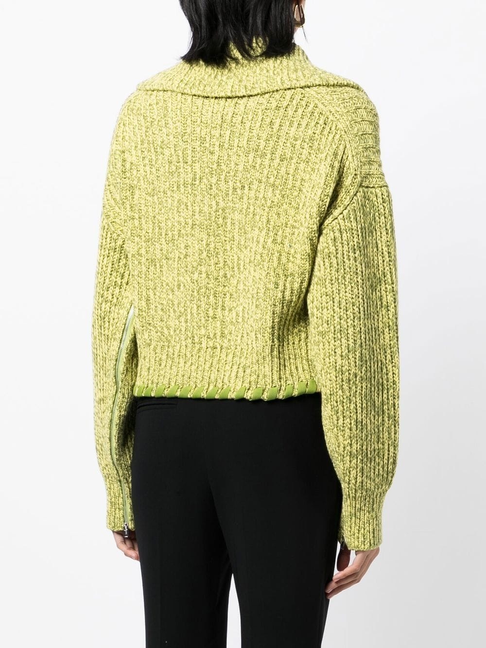 Chunky Wide Collar Jumper - 4