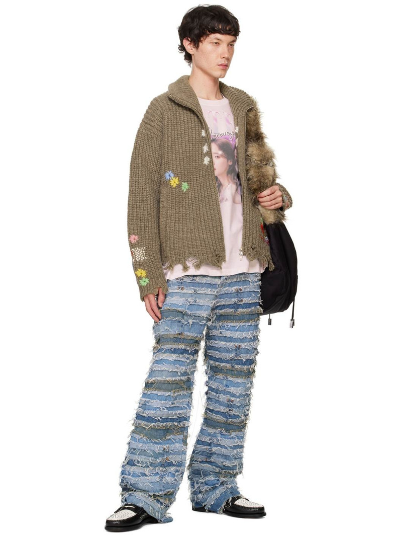 doublet Blue Mummy Upcycle Jeans outlook
