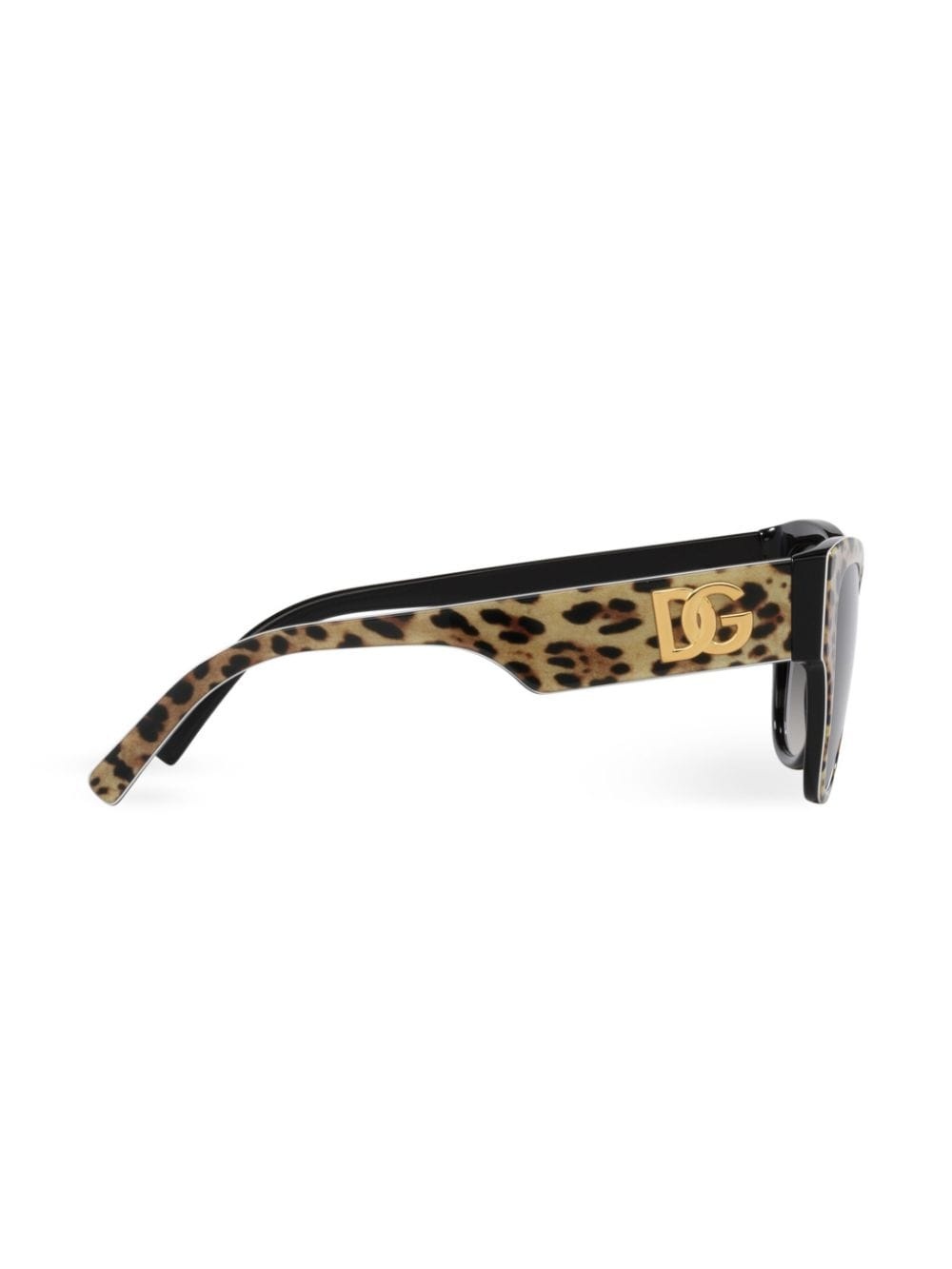 leopard-print butterfly-frame sunglasses - 5