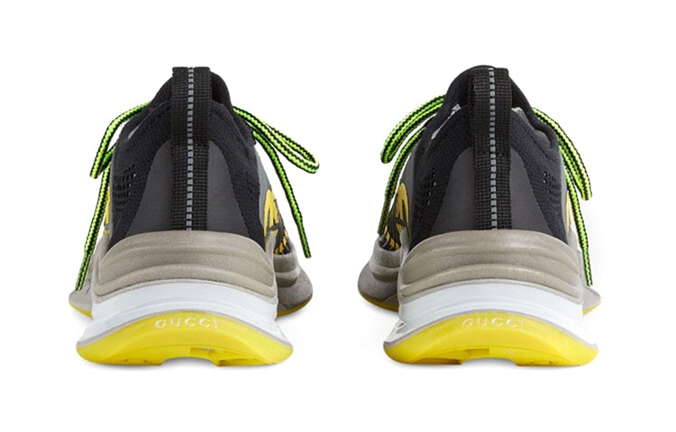 Gucci Run Sneaker 'Black Yellow' 680938-USM10-8480 - 4