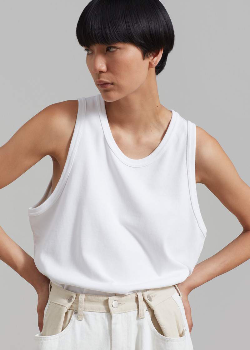 Briston Boxy Tank - White 6