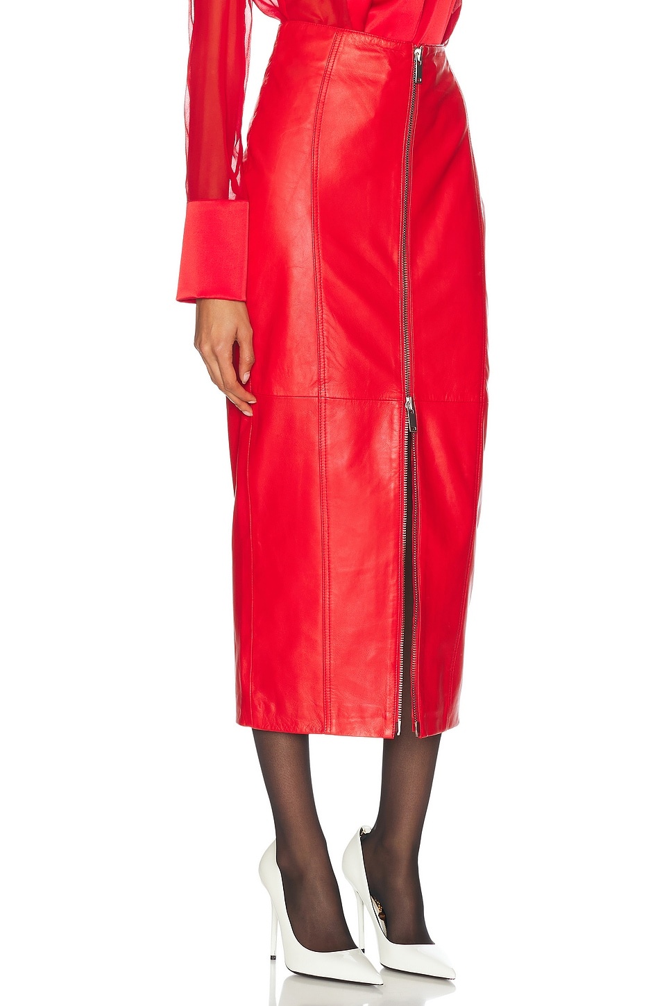 Lonny Leather Skirt - 2