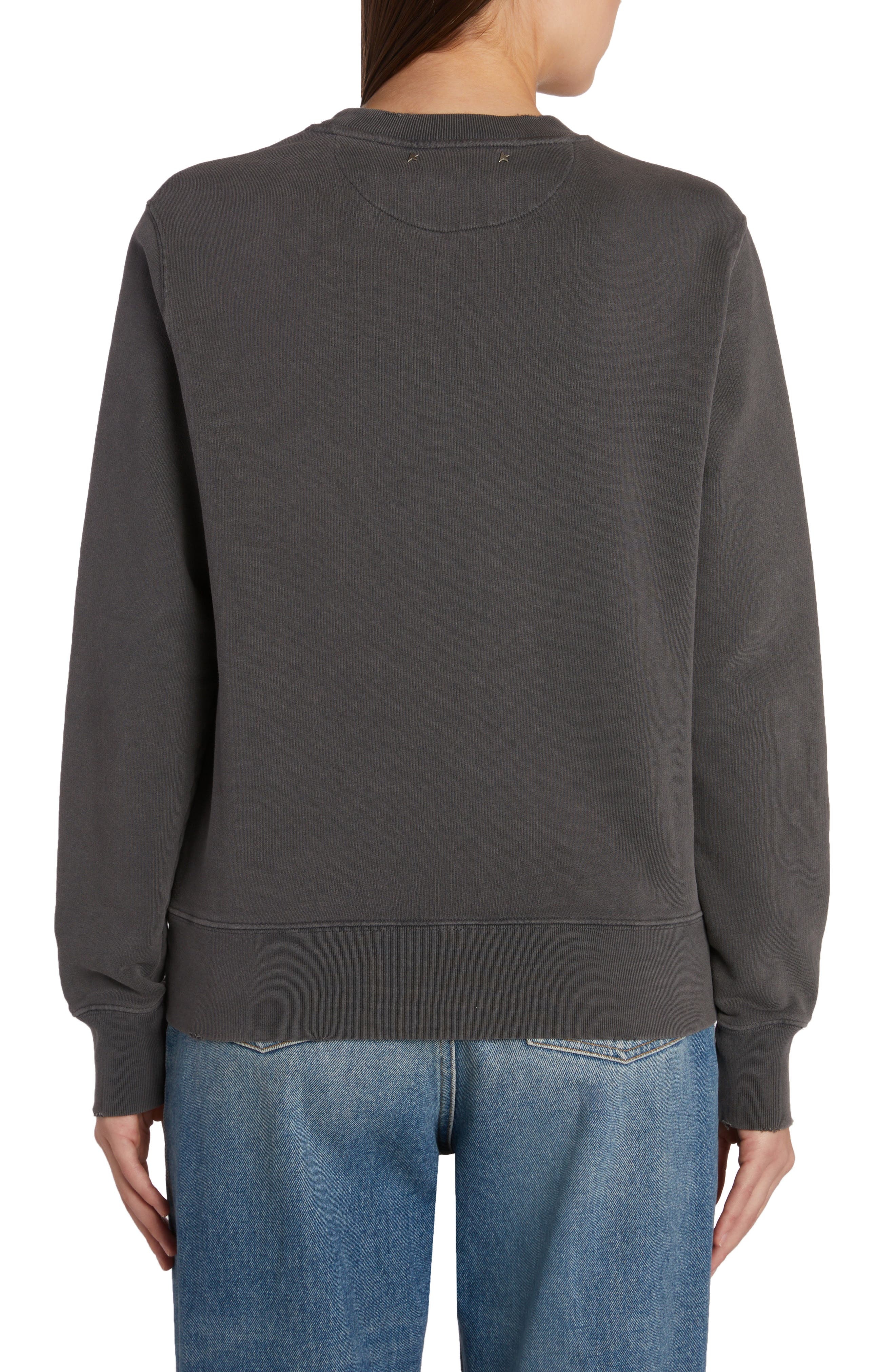 Distressed Logo Graphic Sweatshirt - 2