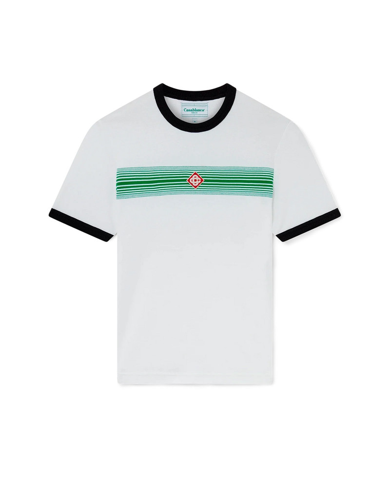 Gradient Stripe Ringer T-Shirt 1