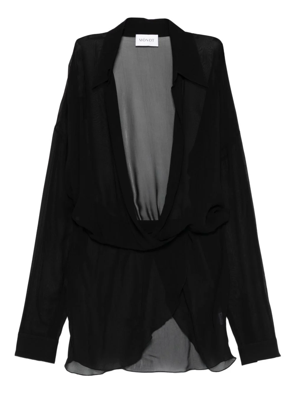 georgette mini dress - 1