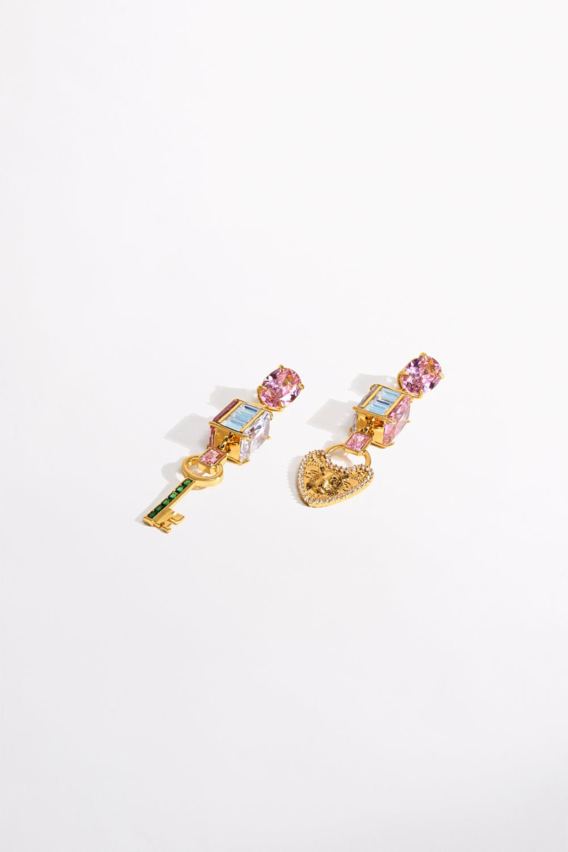 LOCKETS LOADED STATEMENT EARRINGS 1