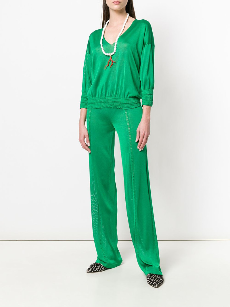 PUCCI straight-leg knit trousers outlook