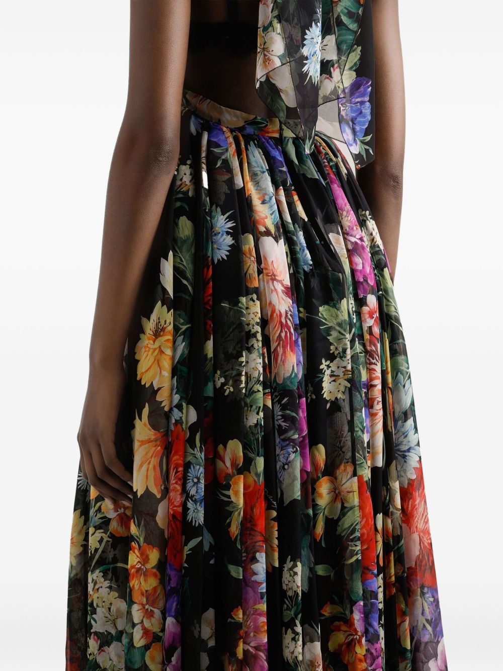 floral-print maxi dress - 5
