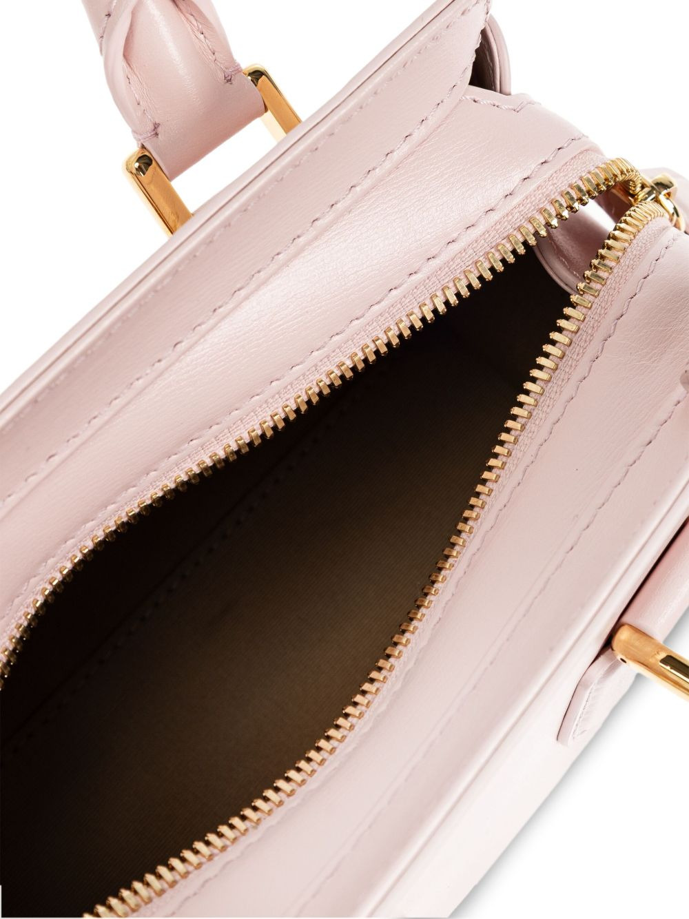 mini leather tote bag - 5