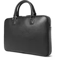 Sartorial Cross-Grain Leather Briefcase - 9