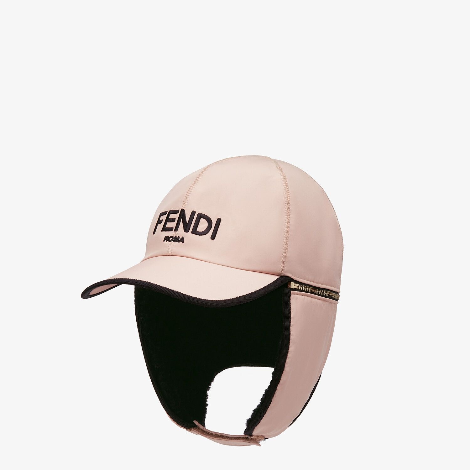 Pink nylon baseball cap - 1