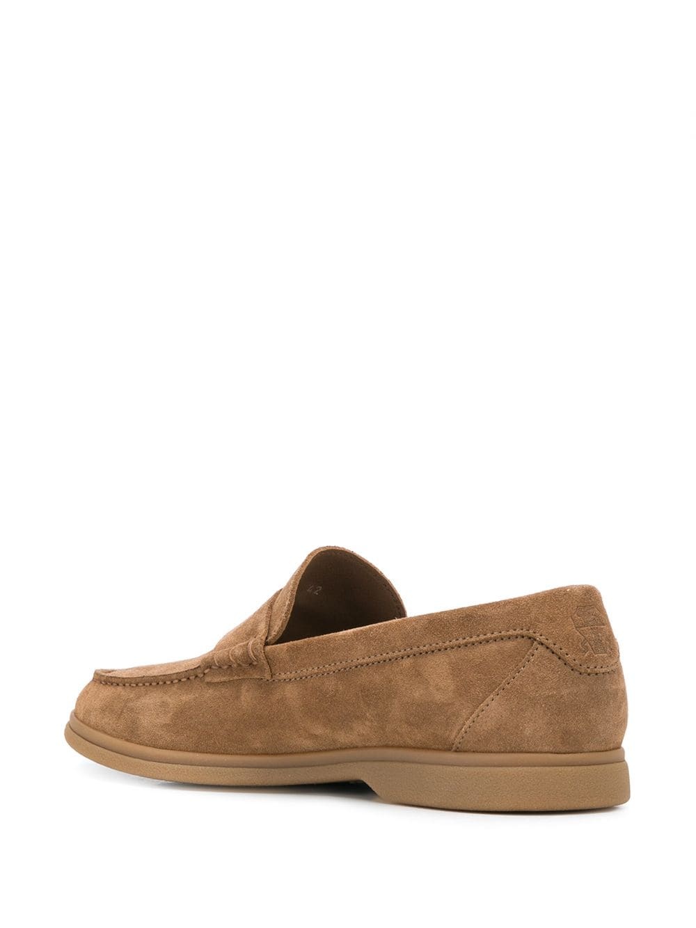 suede penny loafers - 3