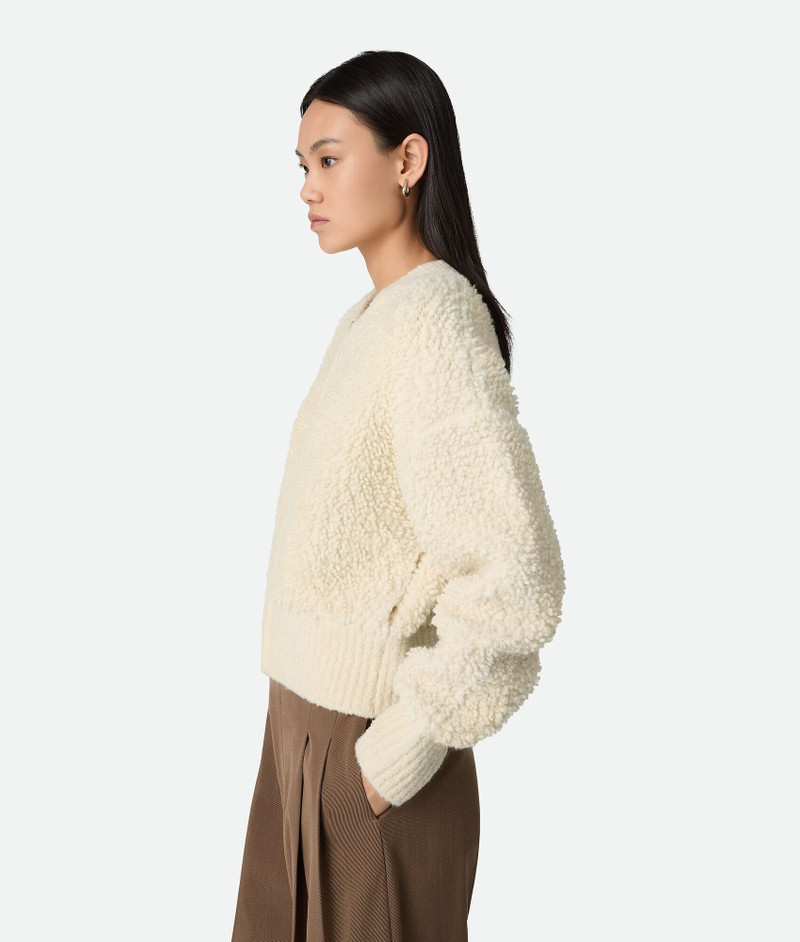 Bottega Veneta Wool Loop And Rib Cardigan outlook