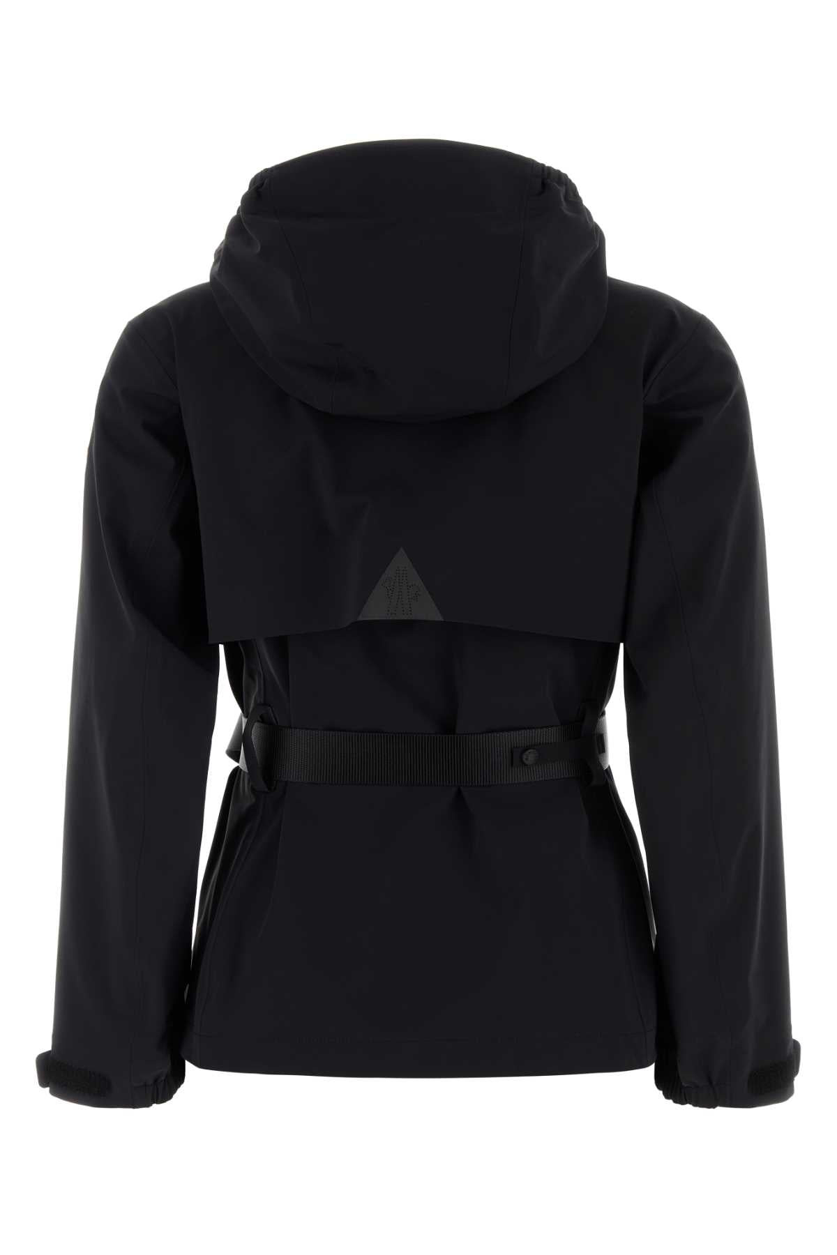 Moncler Grenoble Women Black Stretch Nylon Fex Jacket - 2