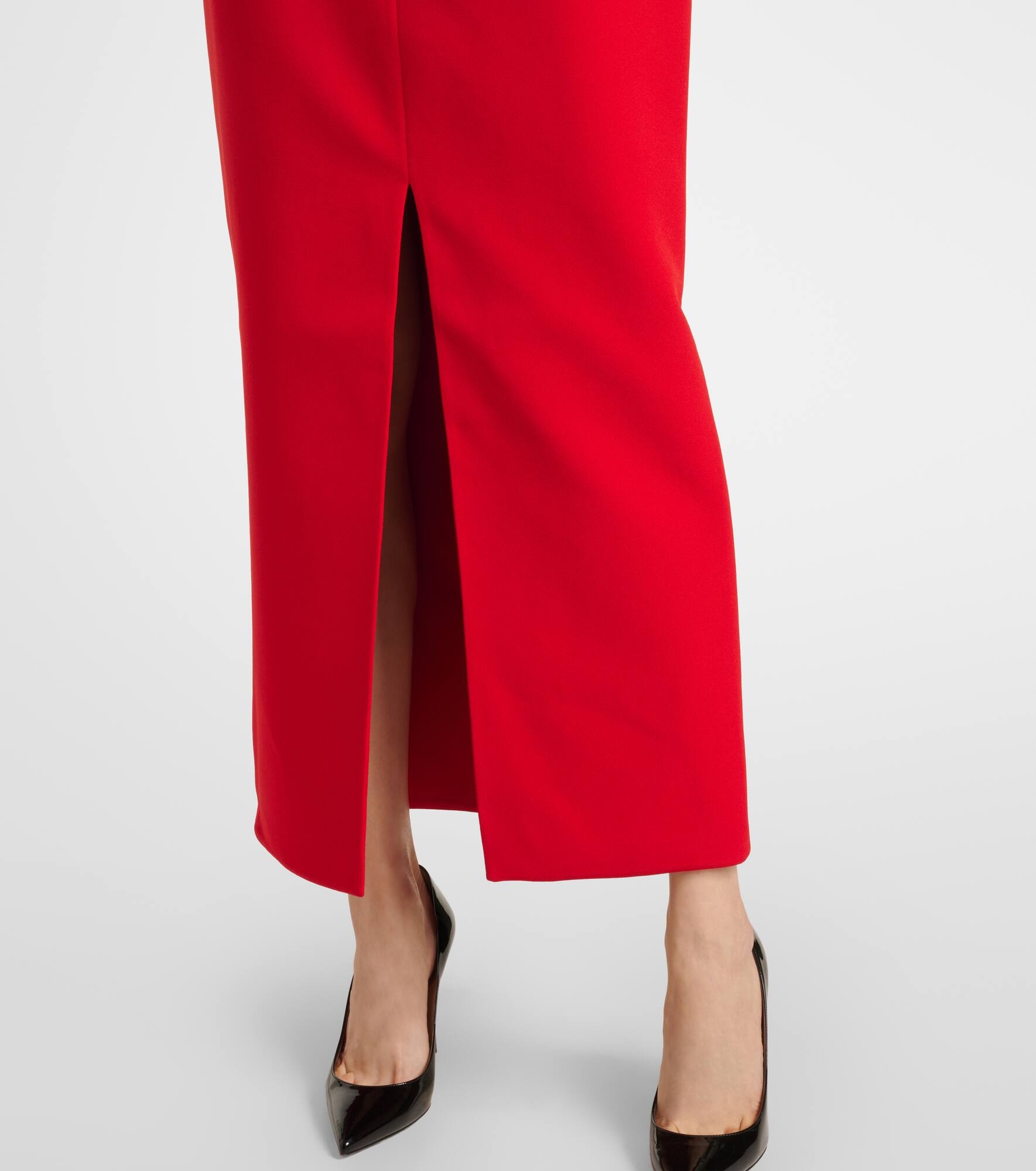 Sydney satin-trimmed midi dress - 5