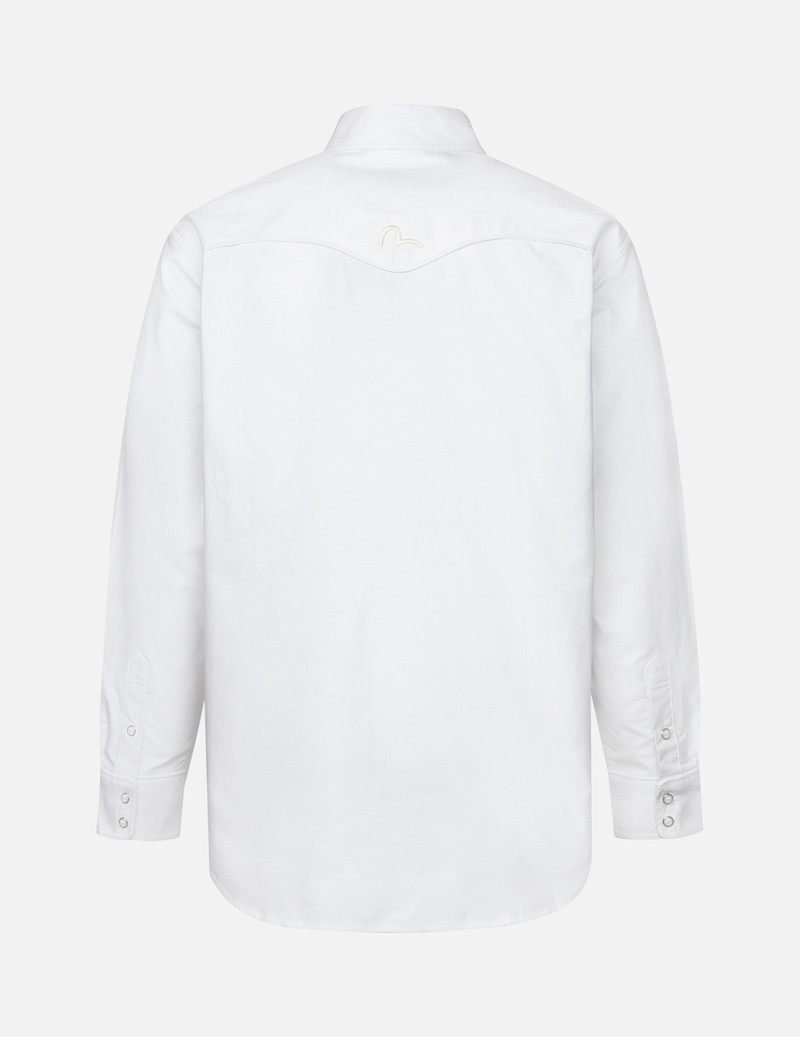 LOGO EMBROIDERY RELAX FIT OXFORD SHIRT 2