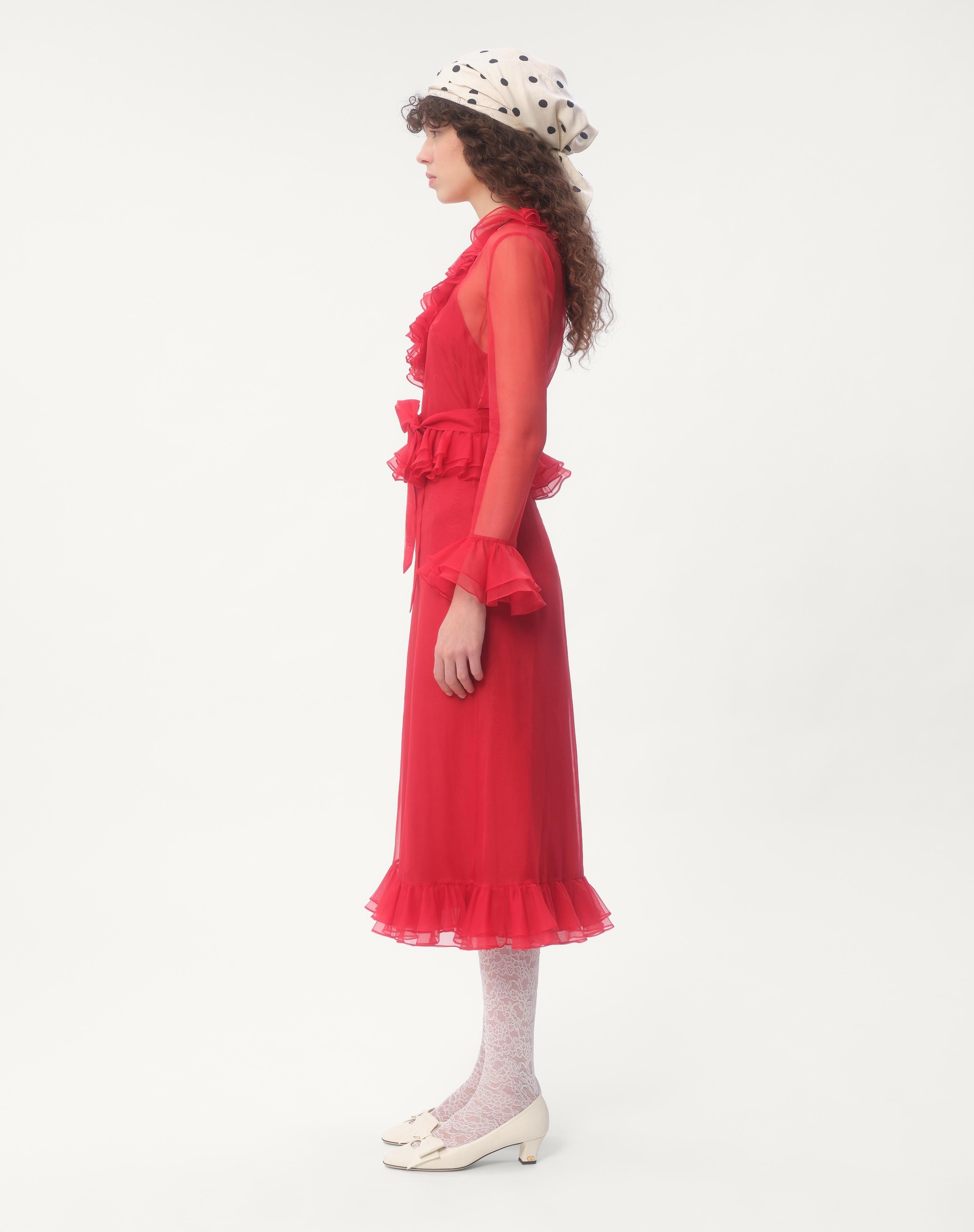 ORGANZA MIDI DRESS - 8