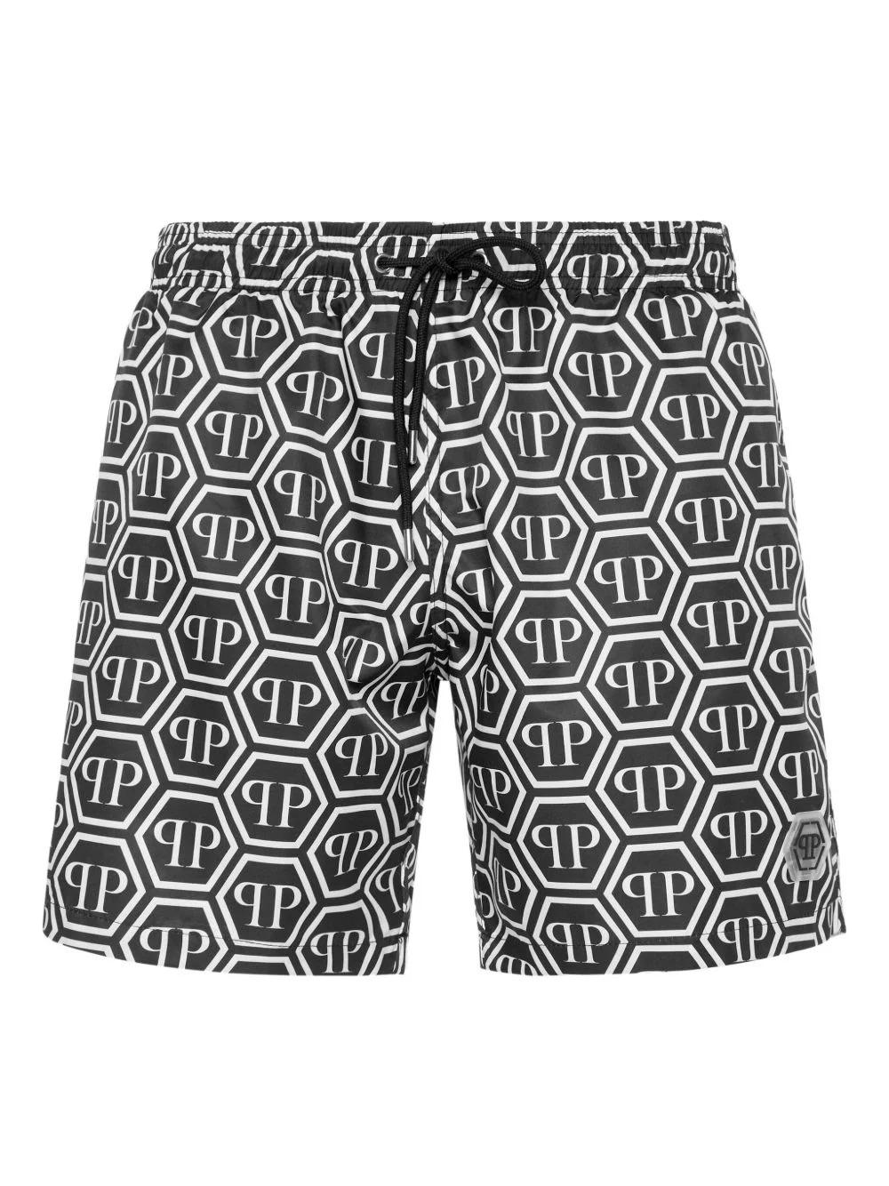 monogram hexagon swim shorts - 1
