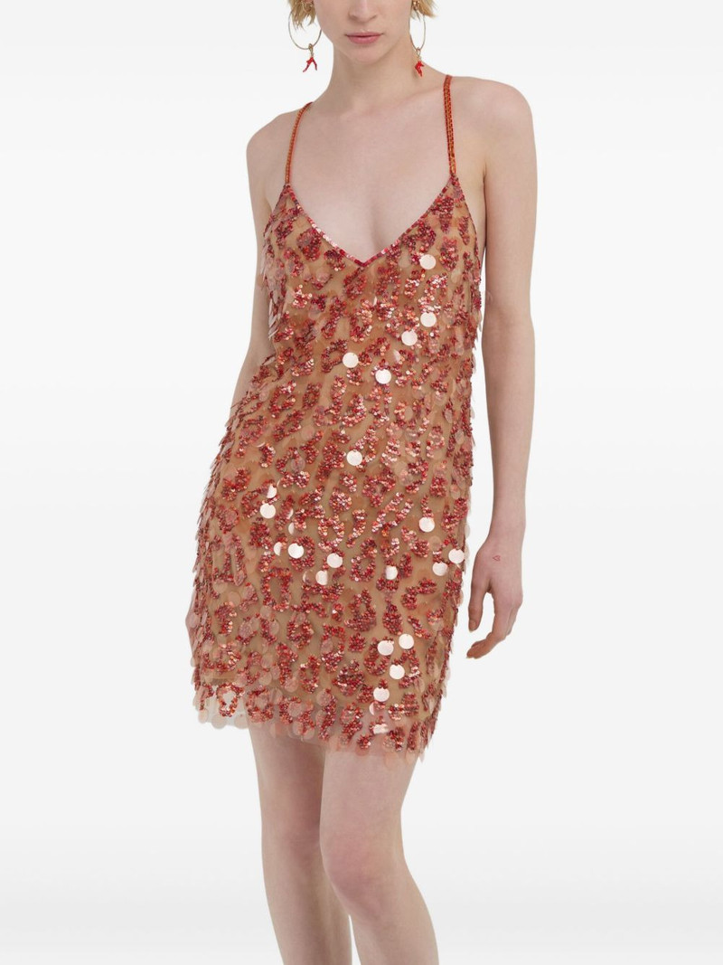 Roberto Cavalli sequin-embellished mini dress outlook