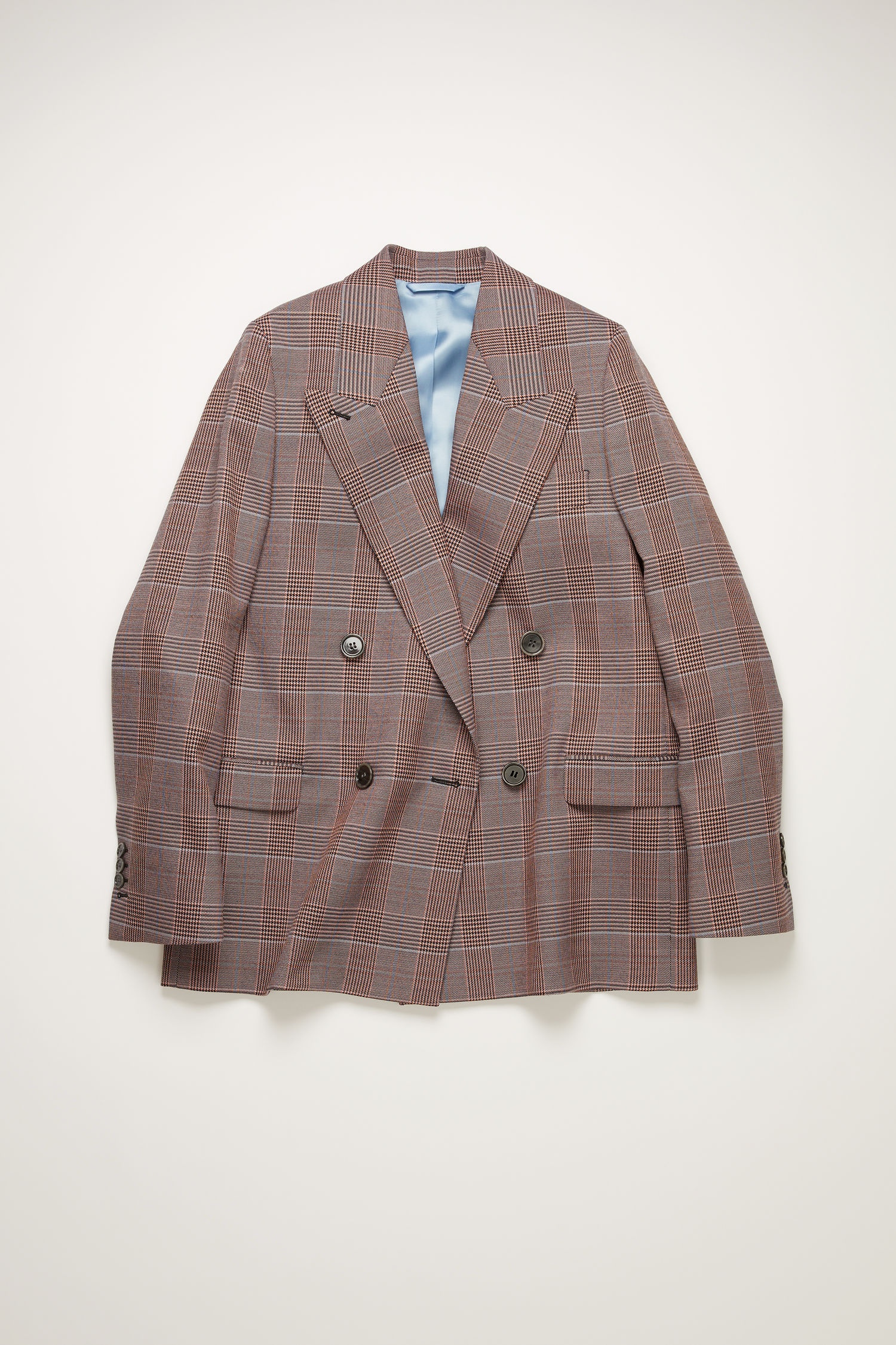 Checked suit jacket pink/purple - 6