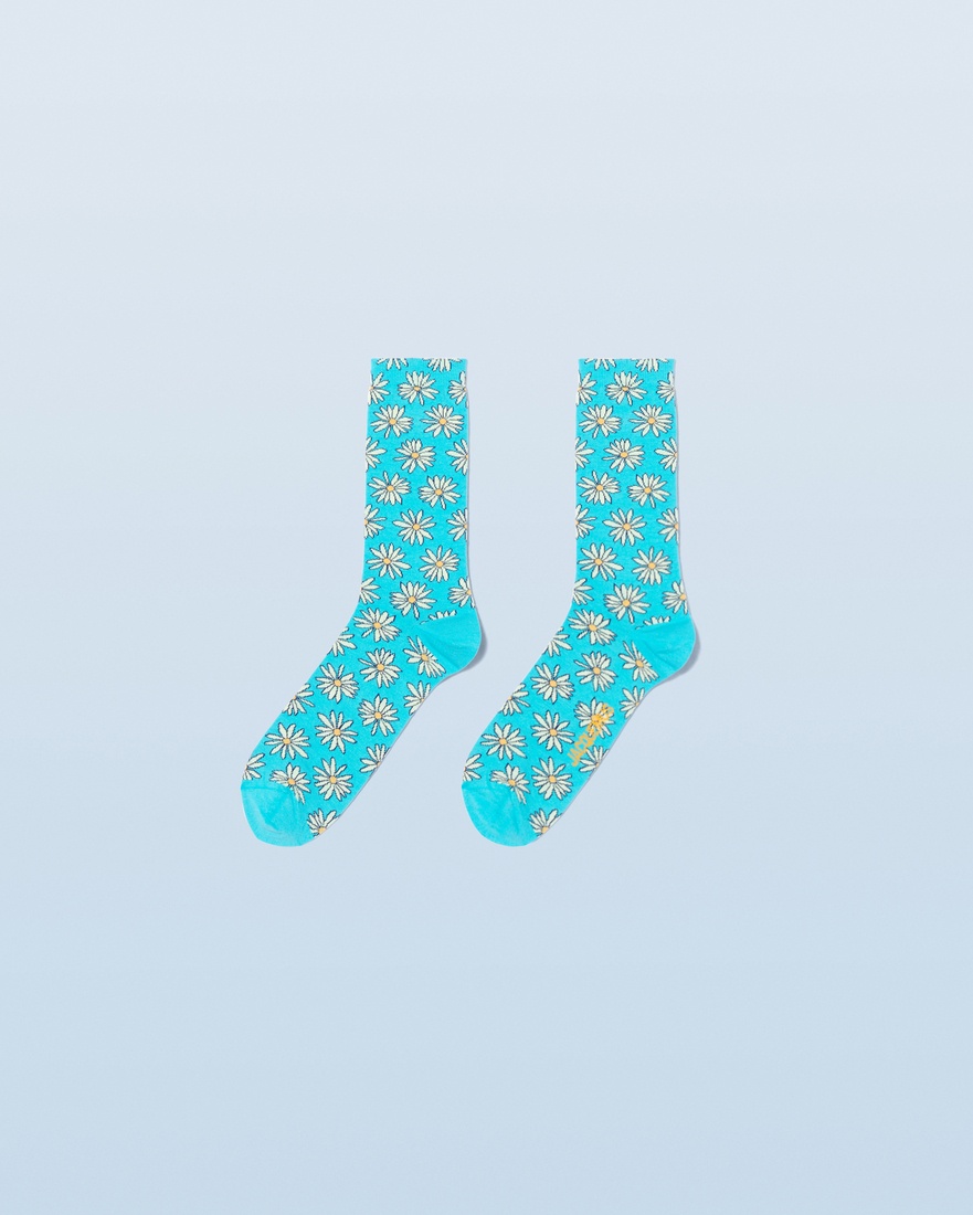 Les chaussettes Fleurs - 1