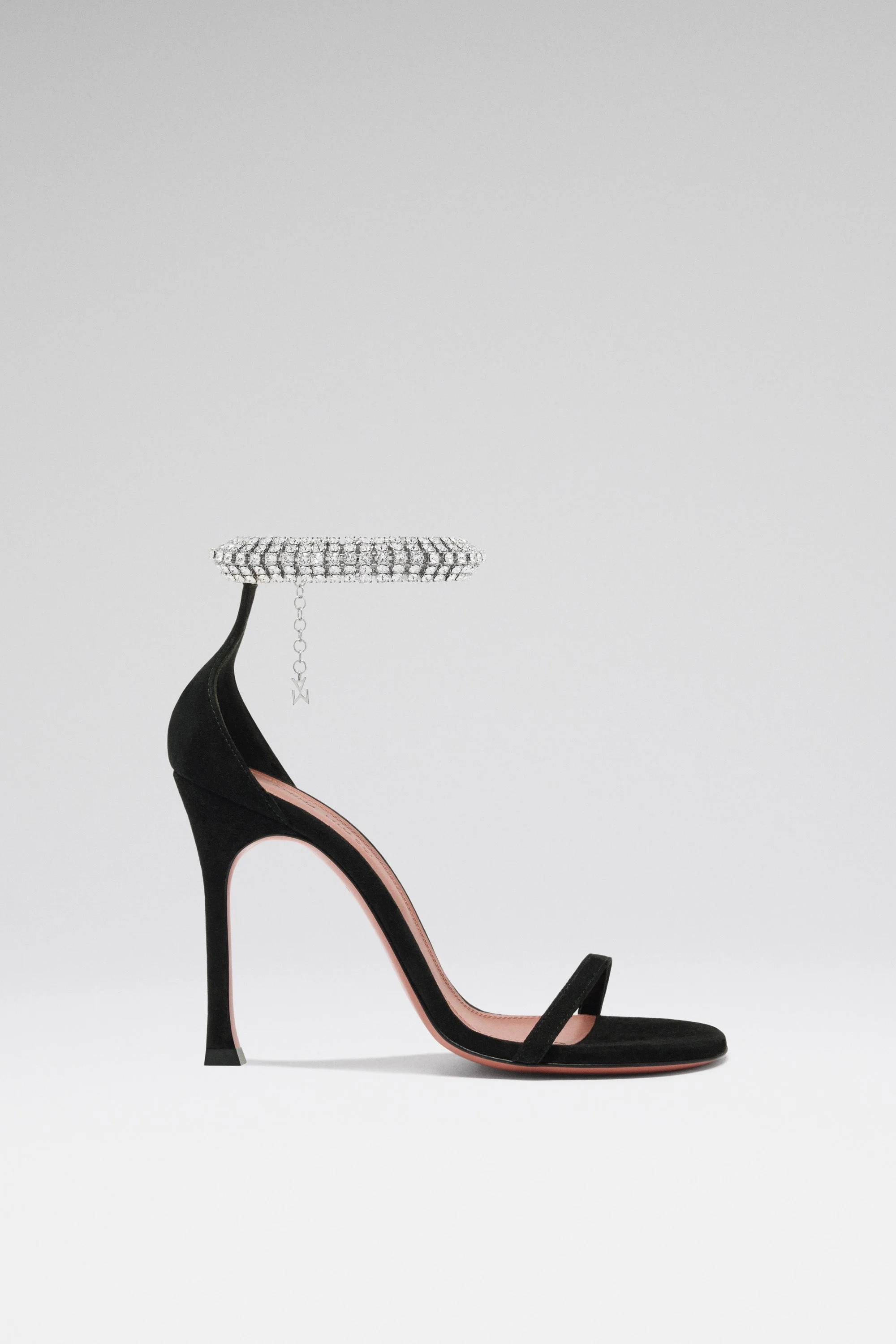 IMAN SANDAL BLACK SUEDE - 1
